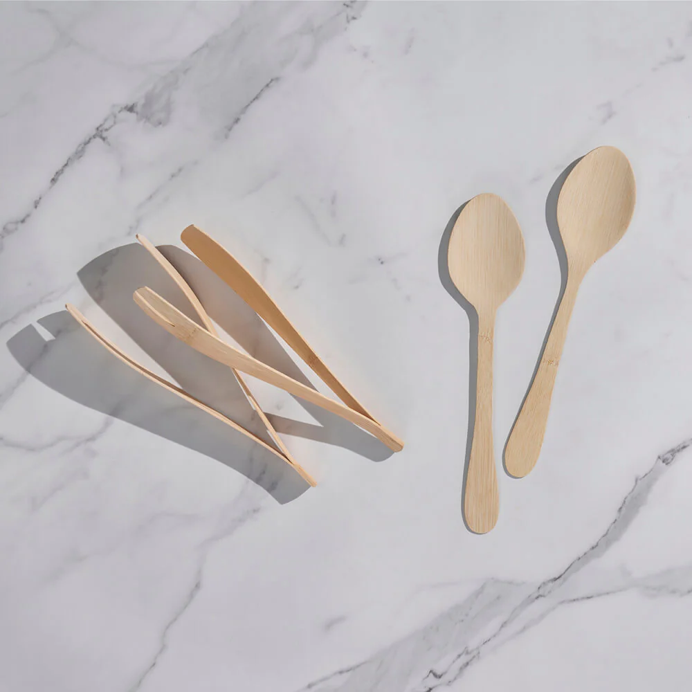 Disposable Bamboo Serving Tongs - Image 6