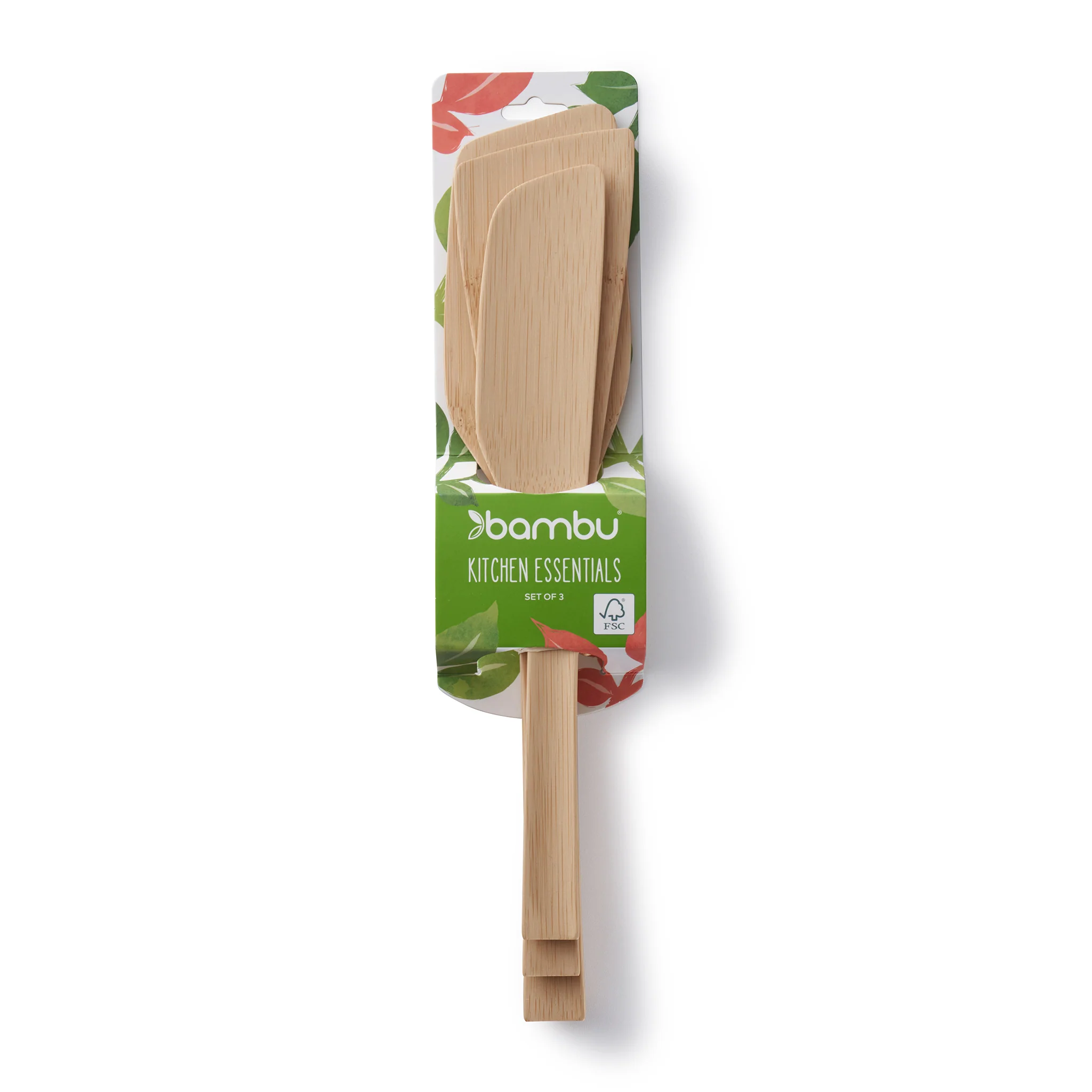 All Purpose Bamboo Spatula Trio Set - Image 5