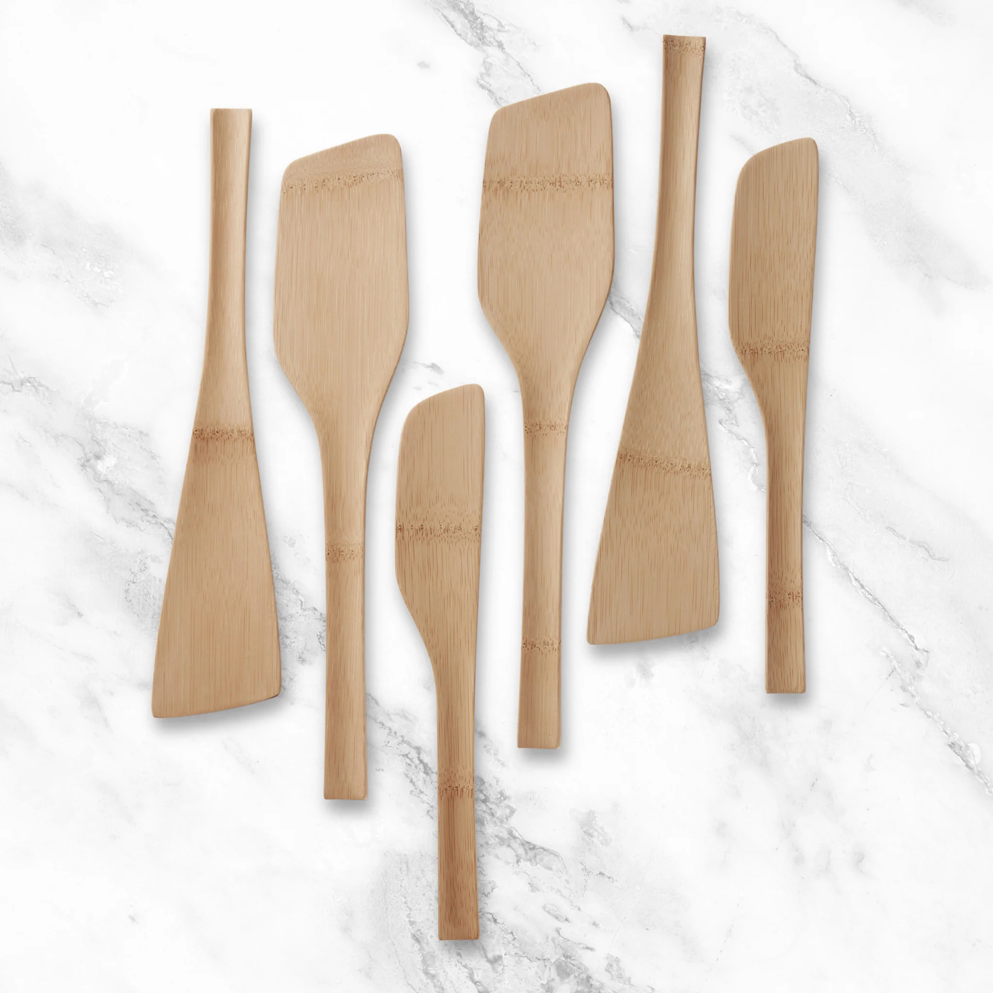 All Purpose Bamboo Spatula Trio Set - Image 8