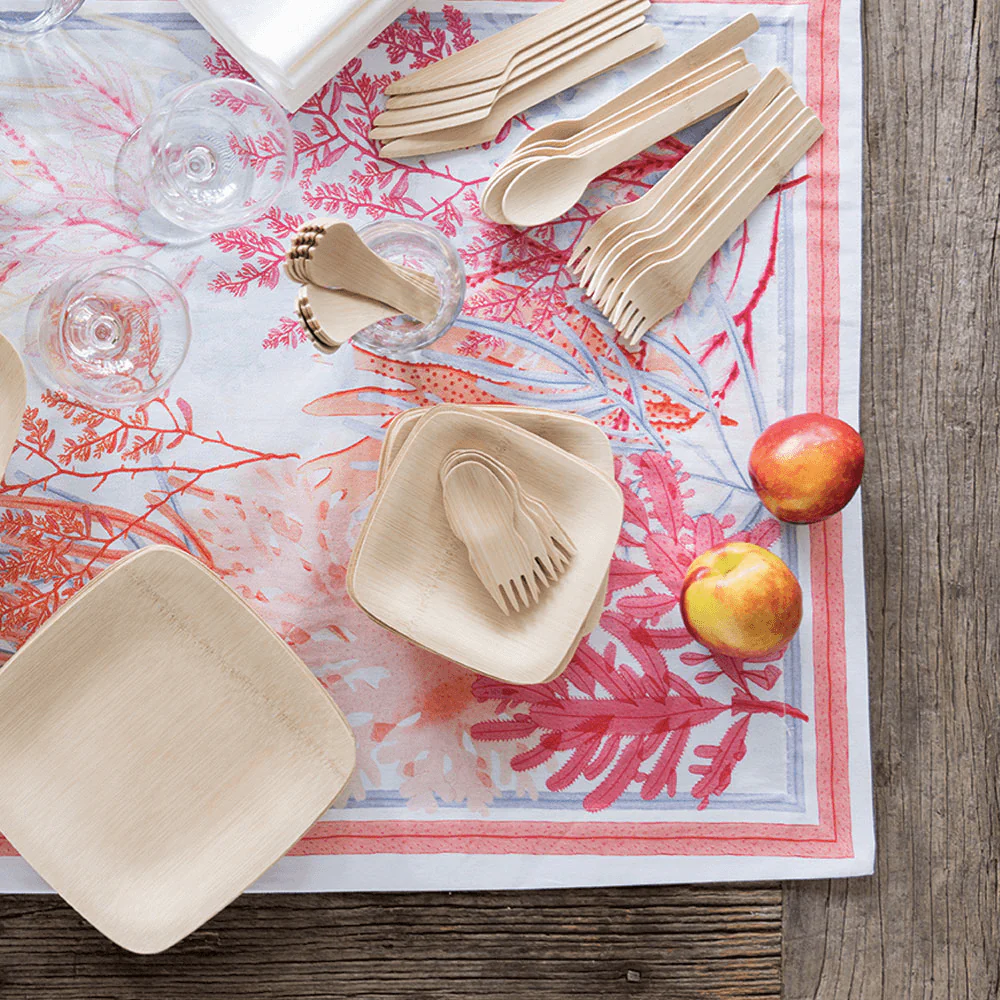 Disposable Bamboo Square Plates - Image 10