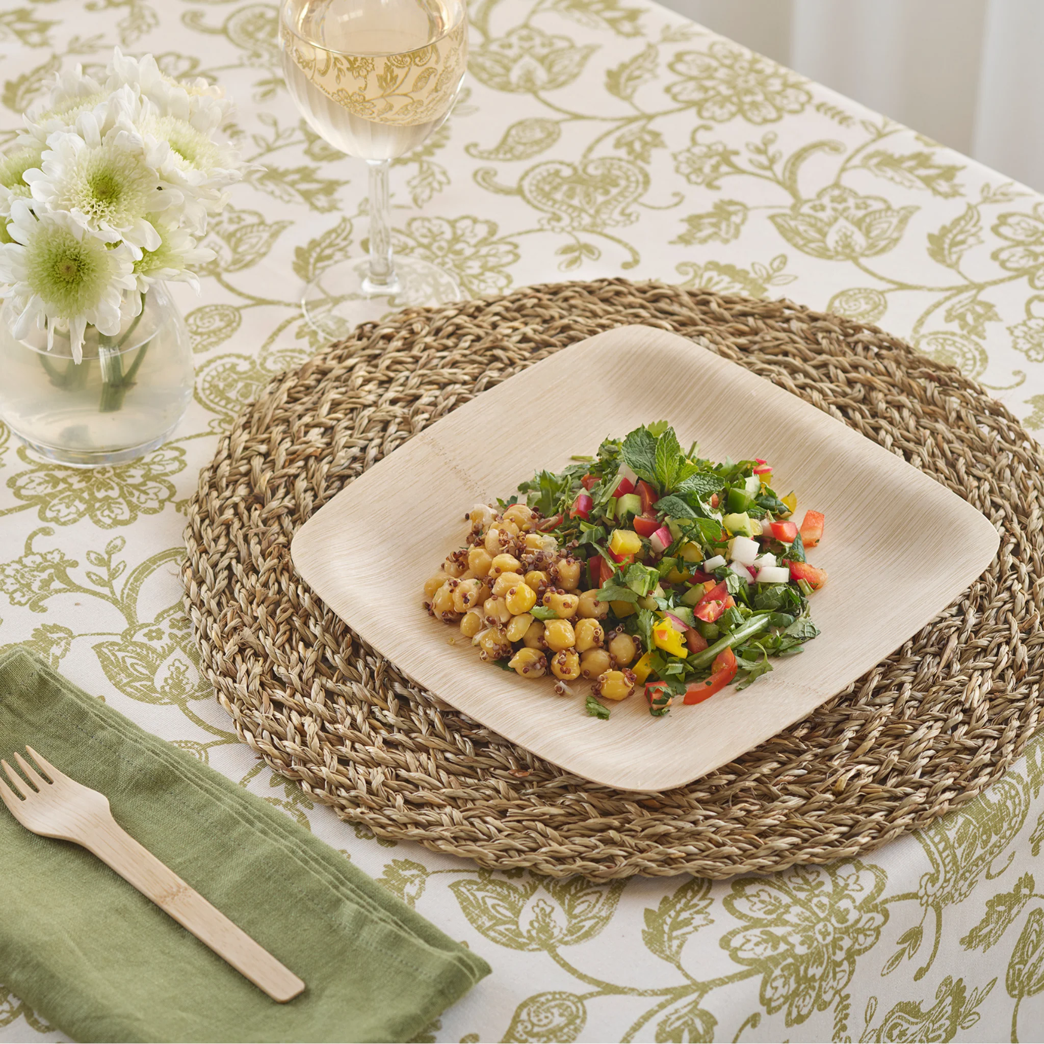 Disposable Bamboo Square Plates - Image 23