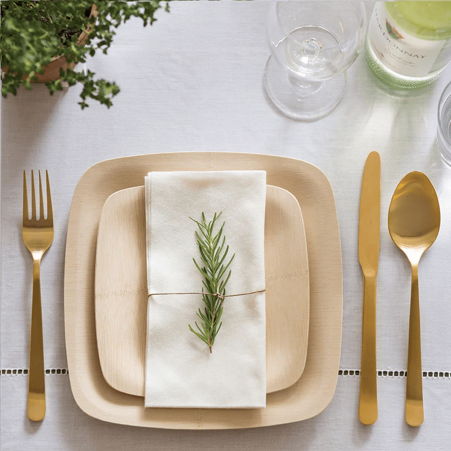 Disposable Bamboo Square Plates - Image 33